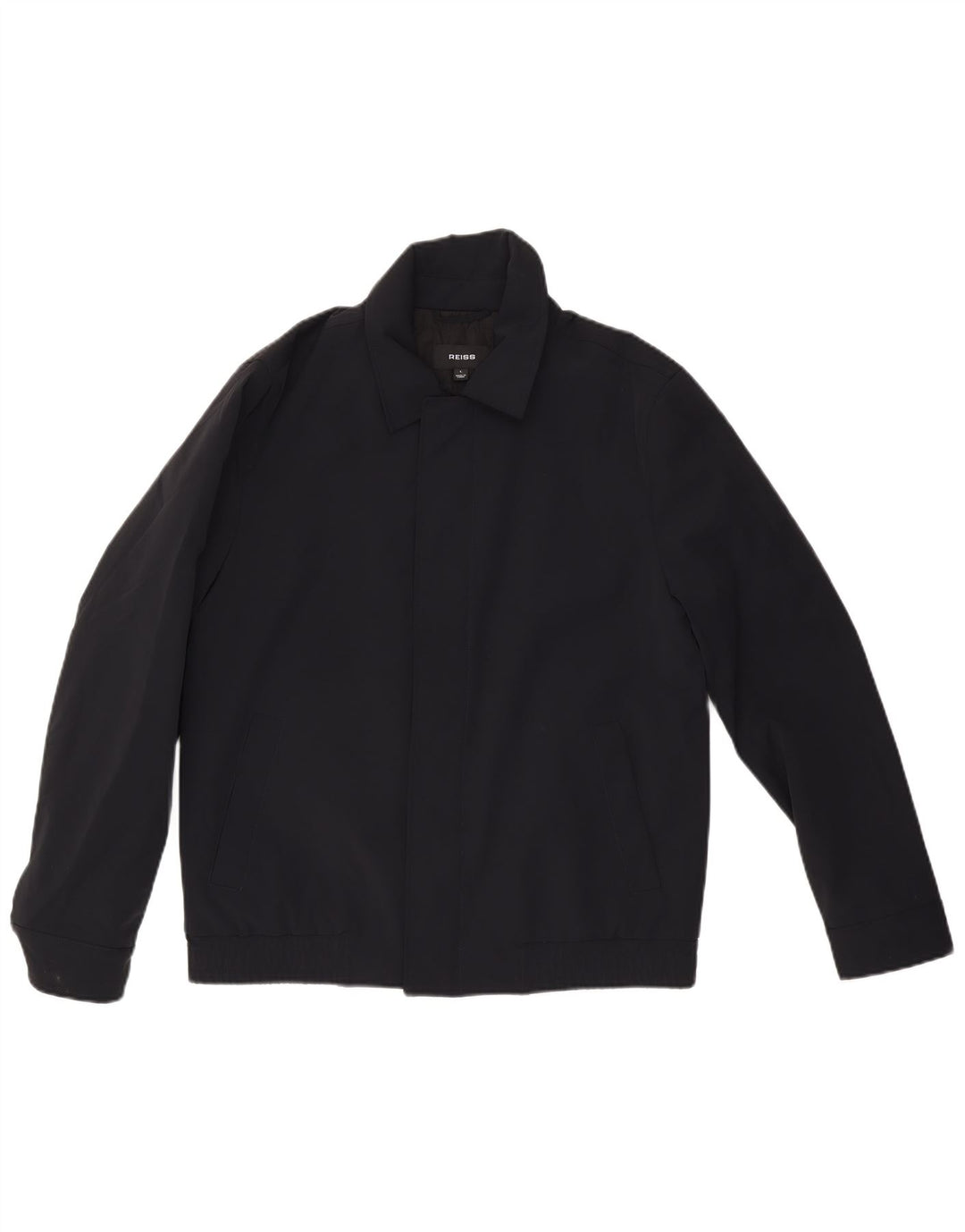 Reiss Bomberjakke til mænd UK 40 Stor sort polyester
