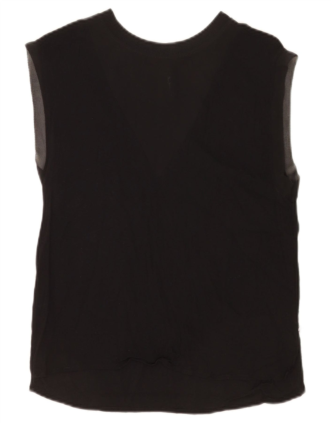 PEPE Jeans Dame Vest Top UK 10 Small Black Viscose