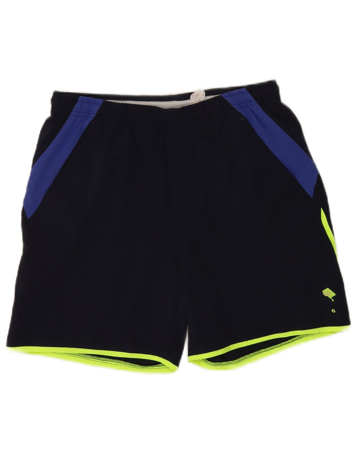 Lotto Herre Sportshorts Large Navy Blue Colourblock Polyester