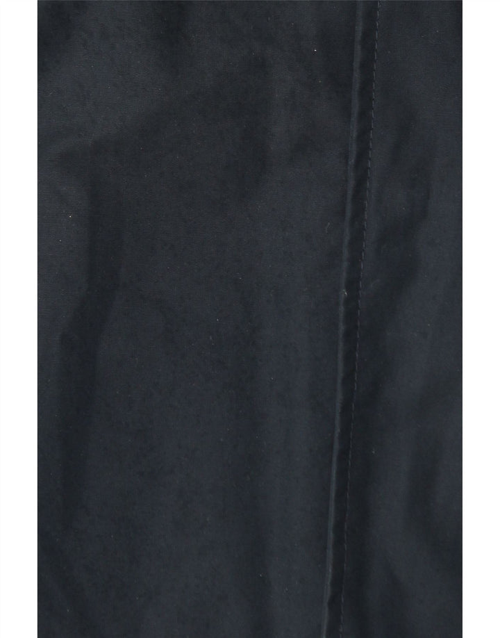 Marks & Spencer Herre Hooded Windbreaker Jacket UK 42 XL Navy Blue