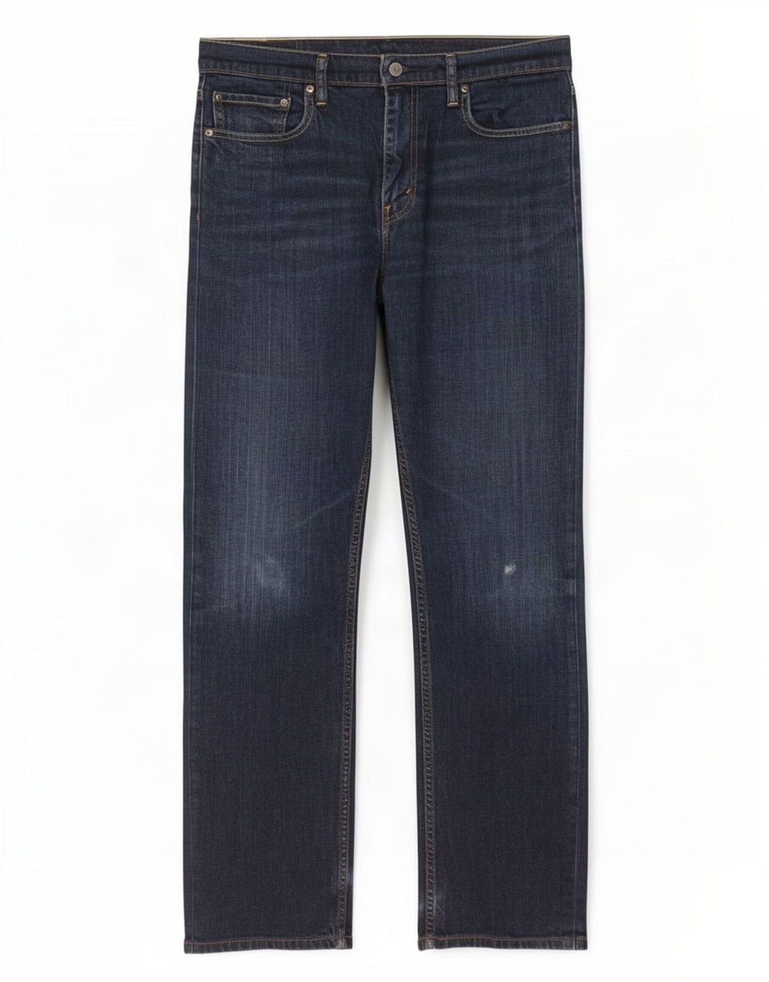 Levi's Herre 504 Straight Jeans W34 L34 Blå Bomuld