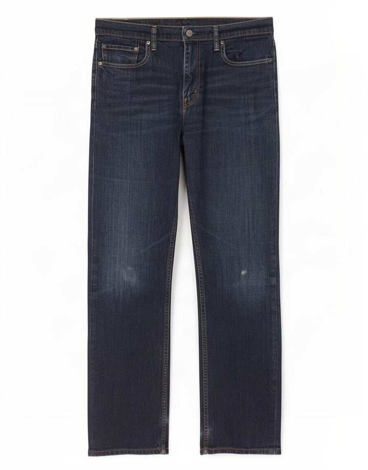 Levi's Herre 504 Straight Jeans W34 L34 Blå Bomuld