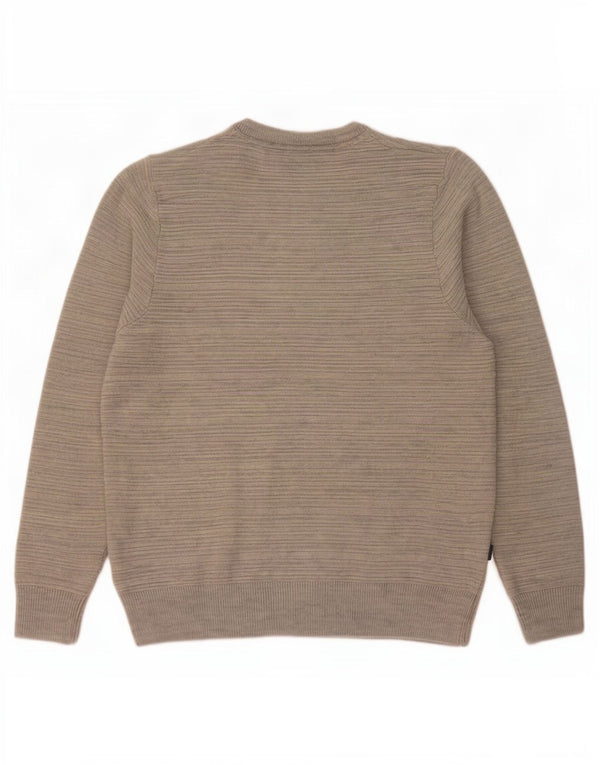 Fila Herre Crew Neck Jumper Sweater Medium Grey Flecked