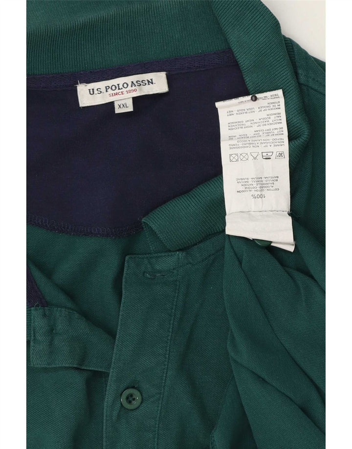 U.S. Polo Assn. Herreskjorte 2XL Grøn Bomuld