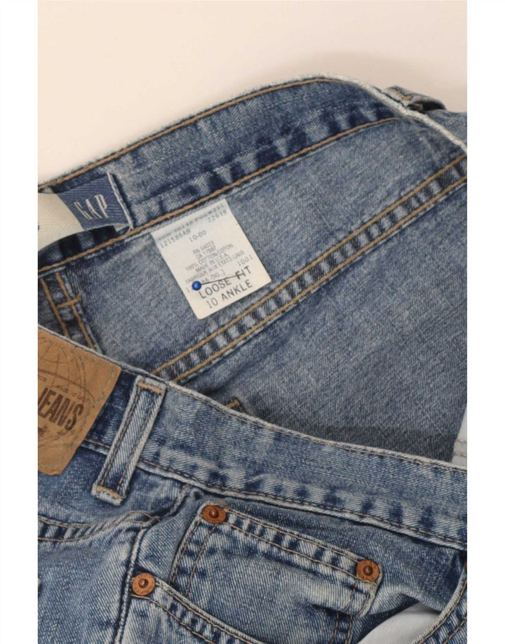 Gap Womens Loose Jeans US 10 Large W30 L27 Blue Cotton