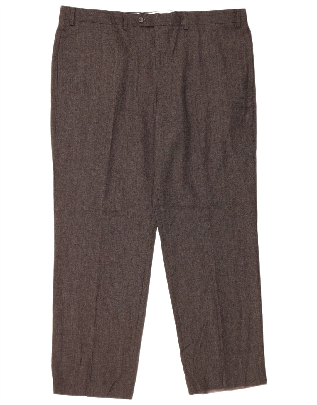 Marks & Spencer Herre Regular Fit Casual Bukser W42 L31 Sort uld