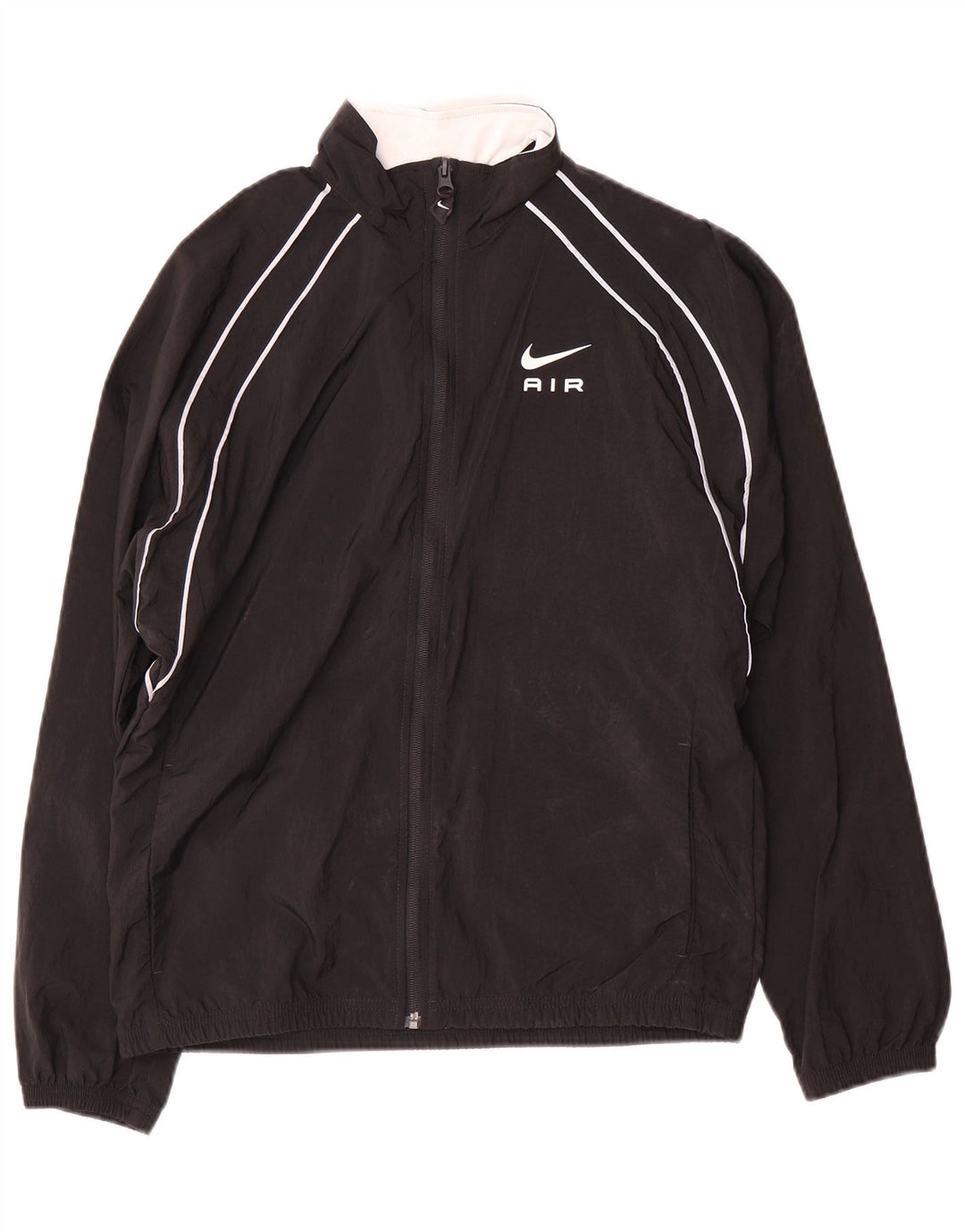 Nike drenge grafisk træningsdragt topjakke 13-14 år XL sort nylon