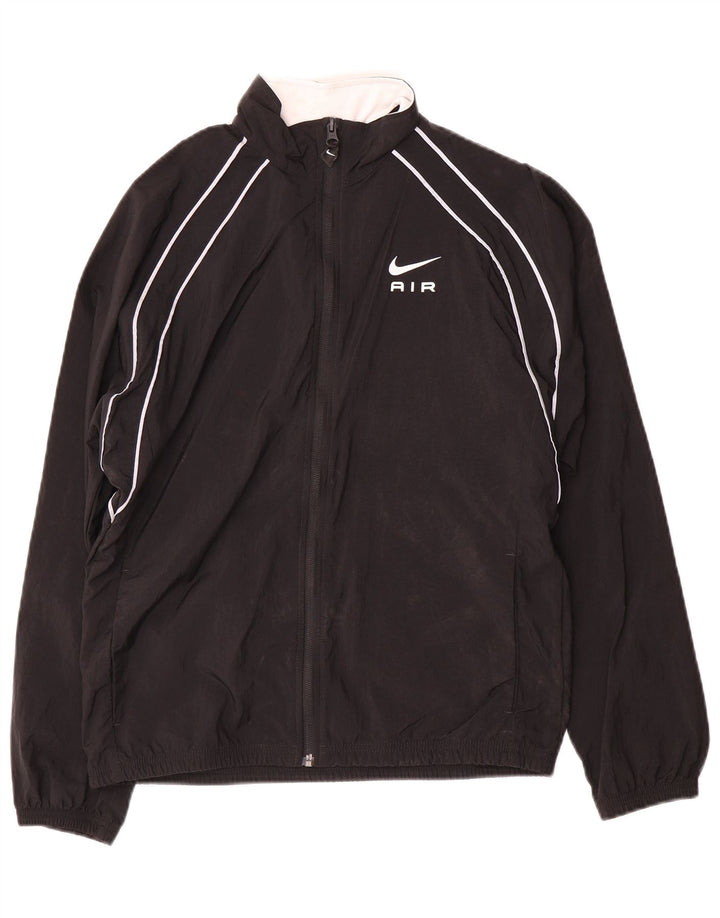 Nike drenge grafisk træningsdragt topjakke 13-14 år XL sort nylon