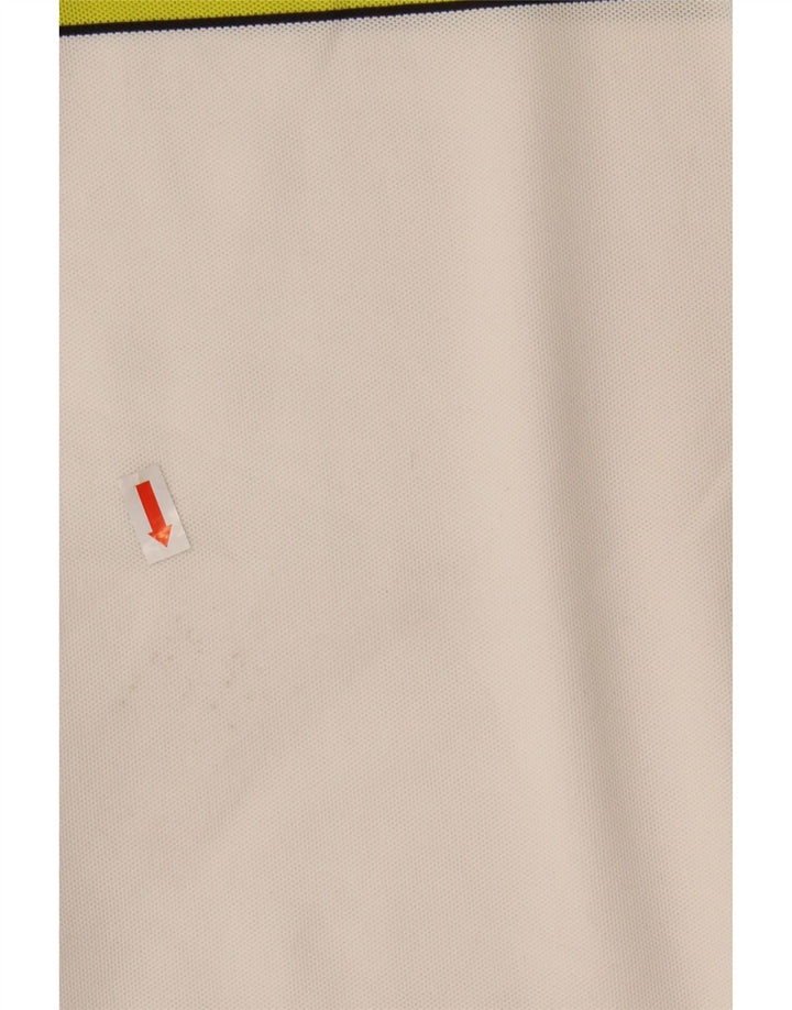 Calvin Klein herre poloshirt Medium White Colourblock Polyester