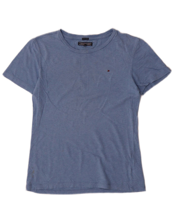 Tommy Hilfiger Boys T-Shirt Top 11-12 År Blå Bomuld