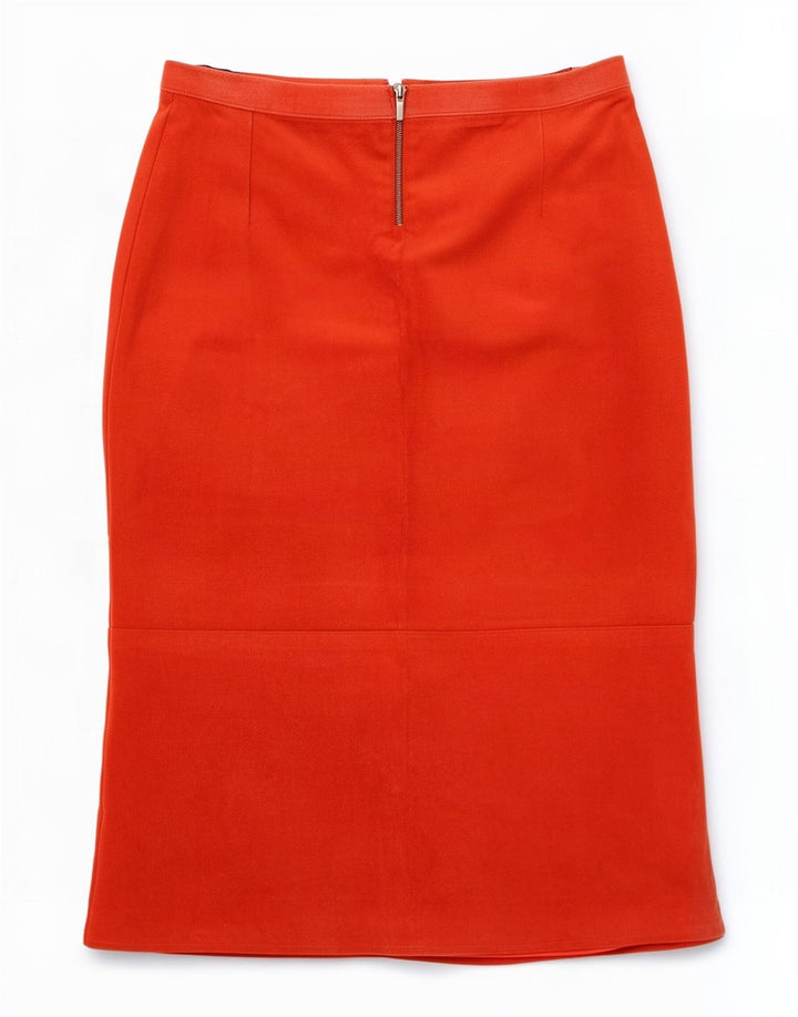 Vintage dame ruskindsnederdel Medium W28 Rød