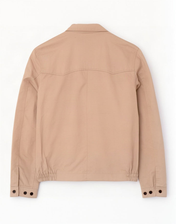 Marks & Spencer Herre Blue Harbor Bomber Jacket UK 38 Medium Beige Bomuld
