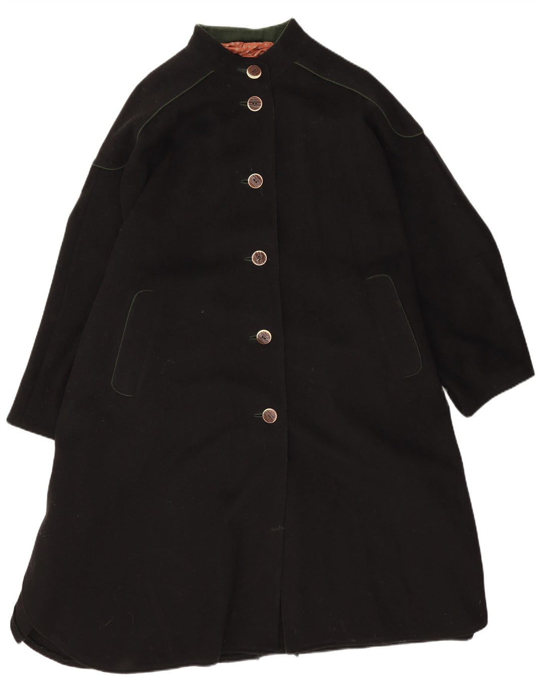 Pischl Dame Poncho Coat One Size Sort Uld