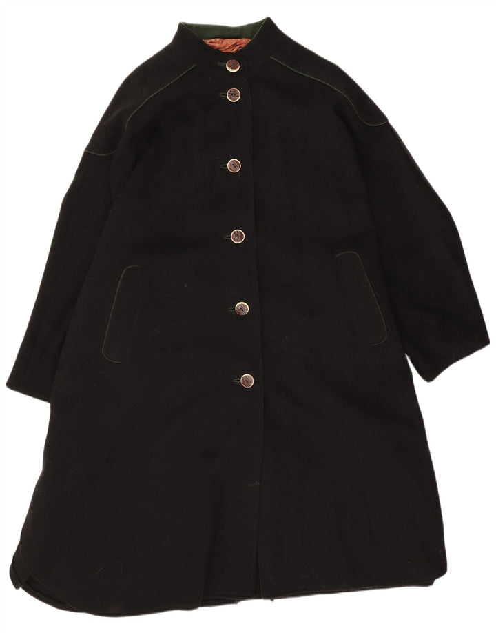 Pischl Dame Poncho Coat One Size Sort Uld