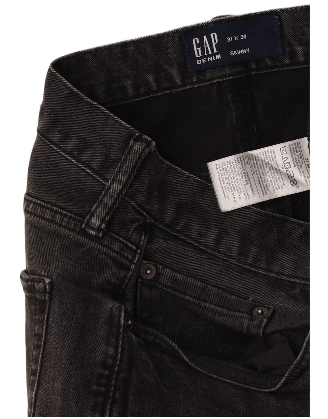 Gap Dame Skinny Jeans W31 L30 Grå Bomuld