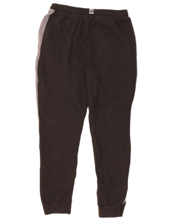 Puma Drenge Træningsdragt Bukser Joggers 15-16 år XL Sort Colourblock