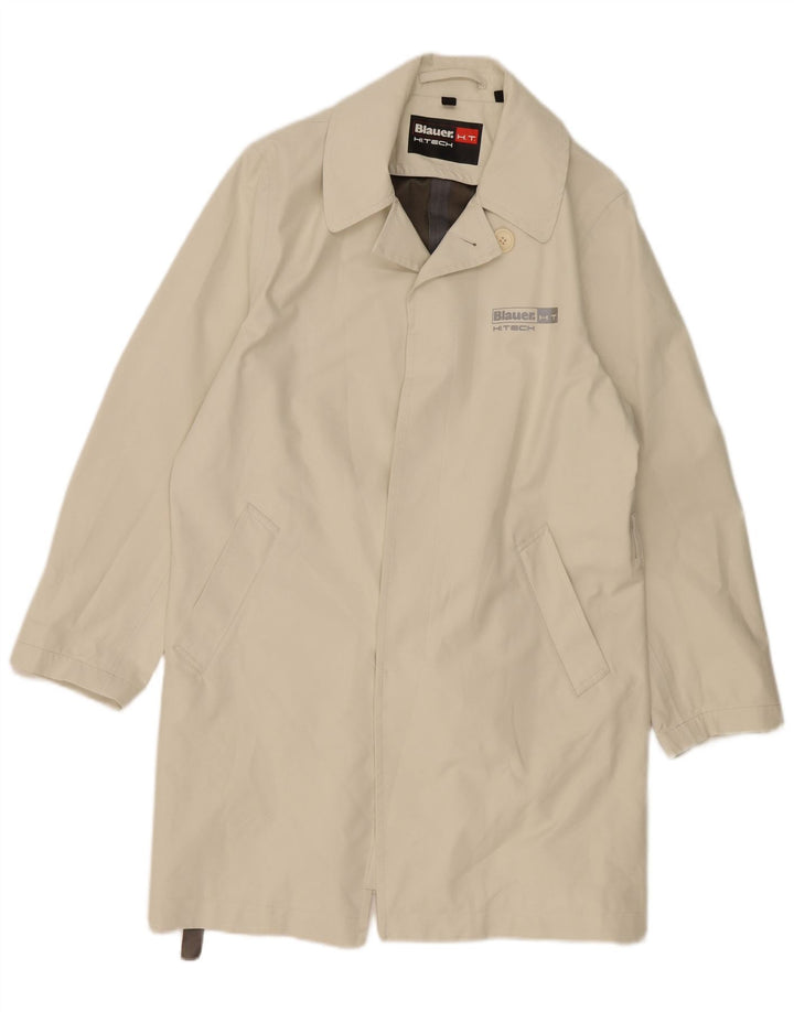 Blauer Herre Overfrakke UK 40 Large Off White
