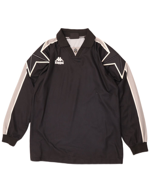 Kappa Herre Juventus 1996-1997 Målmandstrøje XL Sort Colourblock Sports