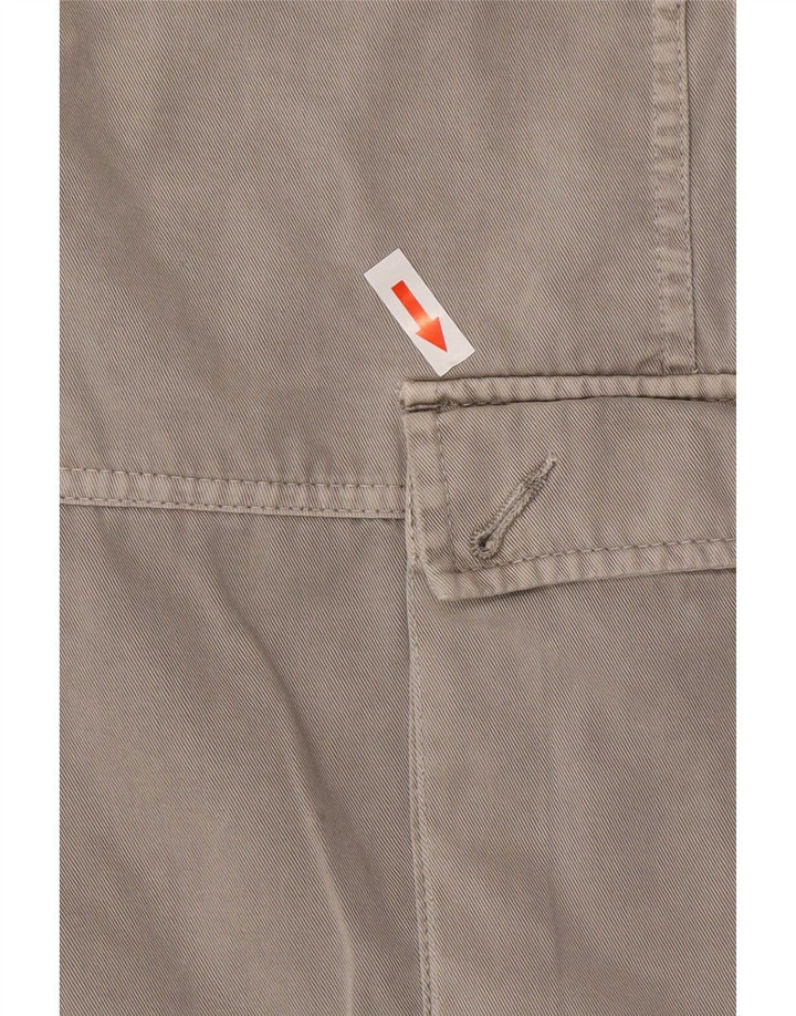 Marlboro Classics Herre Cargo Shorts Large W34 Grå Bomuld