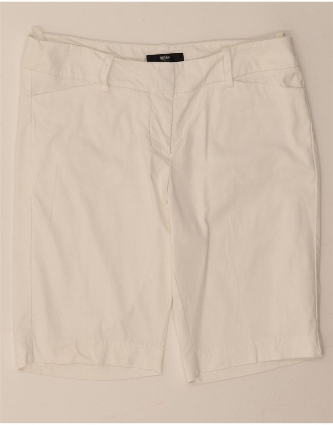 MOSSIMO Womens Casual Shorts US 10 Large W32 White Cotton Vintage Mossimo and Second-Hand Mossimo from Messina Hembry 