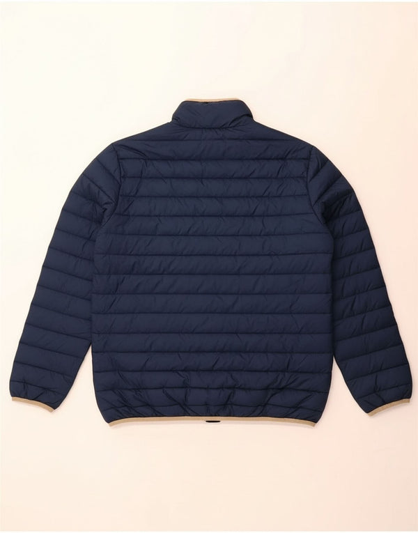 Lotto Womens Padded Jacket UK 20 2XL Navy Blue Polyester