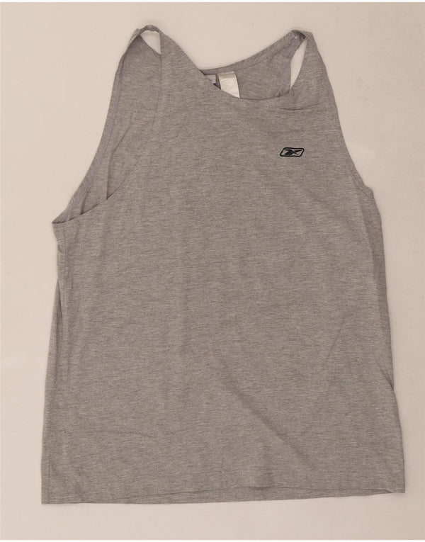 Reebok Herrevest Top Medium Grey Flecked Bomuld