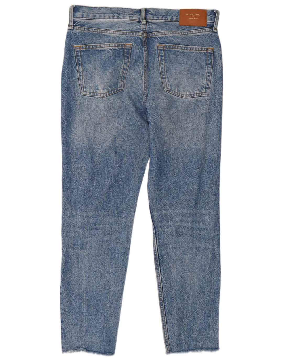 Zara Dame Slim Jeans EU 38 Small W28 L28 Blå Bomuld