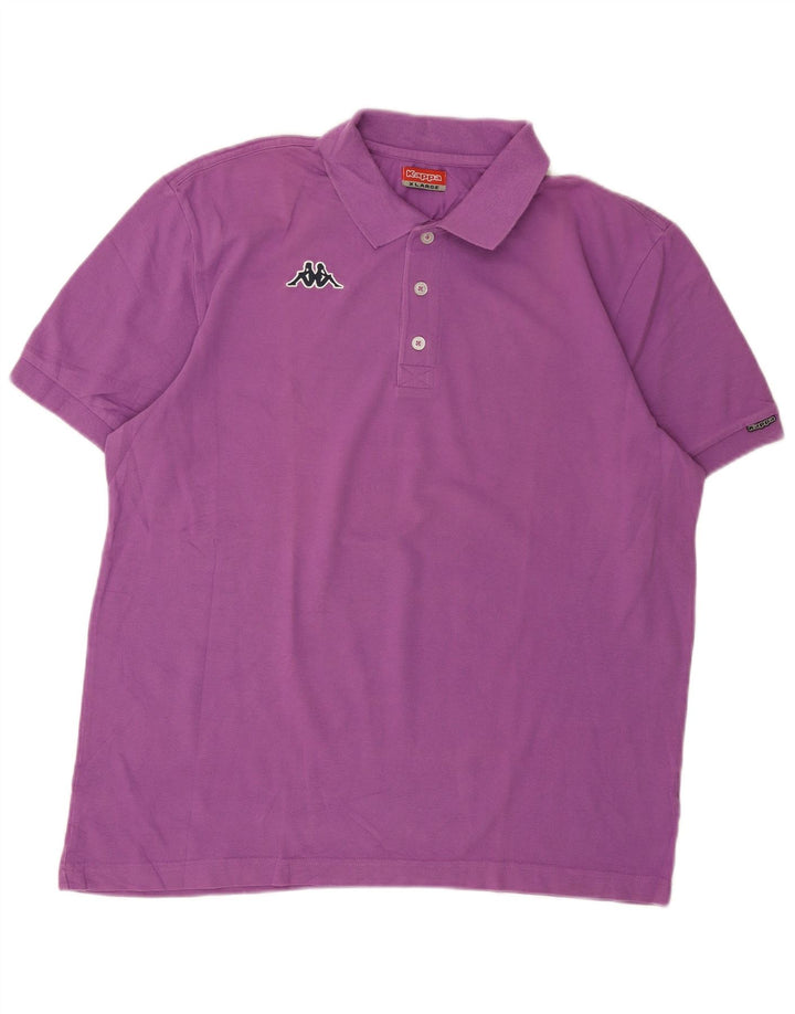 Kappa herre poloshirt XL lilla