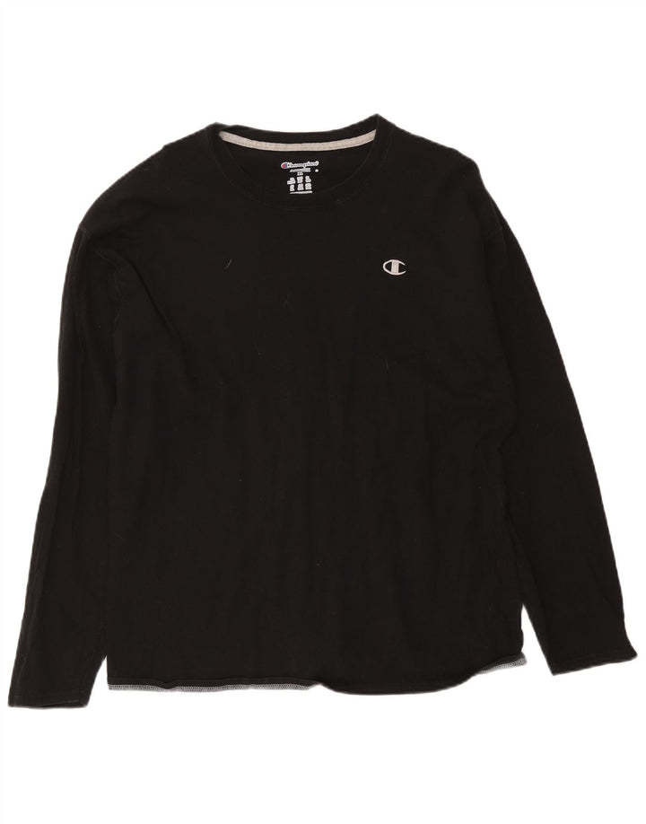 Champion Herre Top Langærmet XL Sort