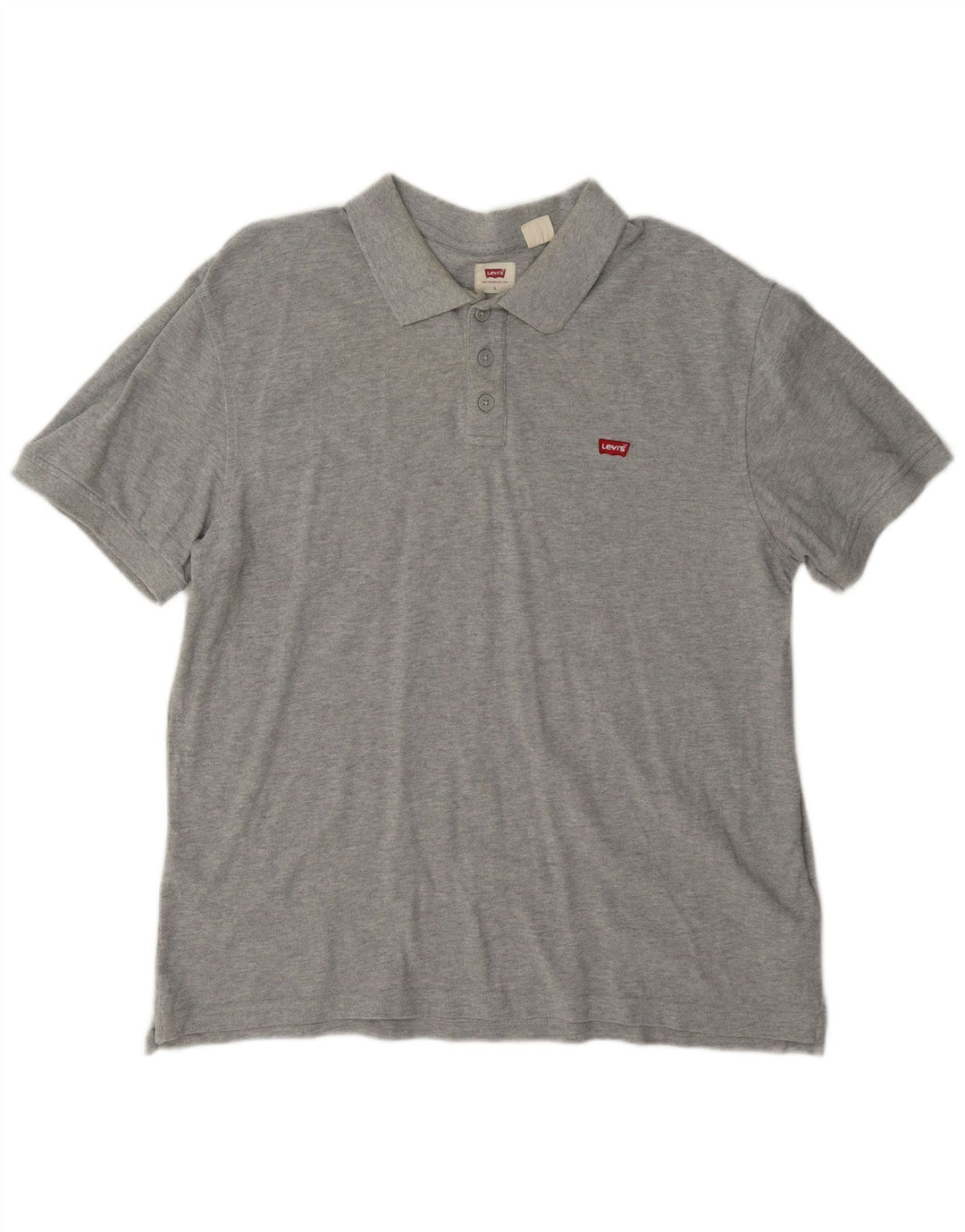 Levi's herre poloshirt, stor grå bomuld