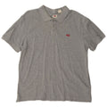 Levi's herre poloshirt, stor grå bomuld
