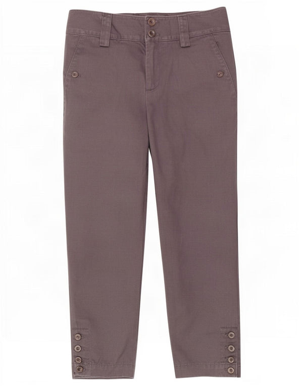 Gap Womens Tapered Cropped Trousers UK 6 Small W26 L23 Grå Bomuld