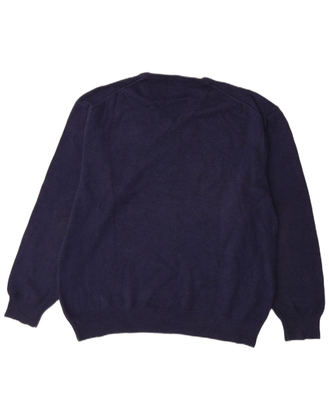 GANT Herre V-hals sweater 2XL marineblå bomuld
