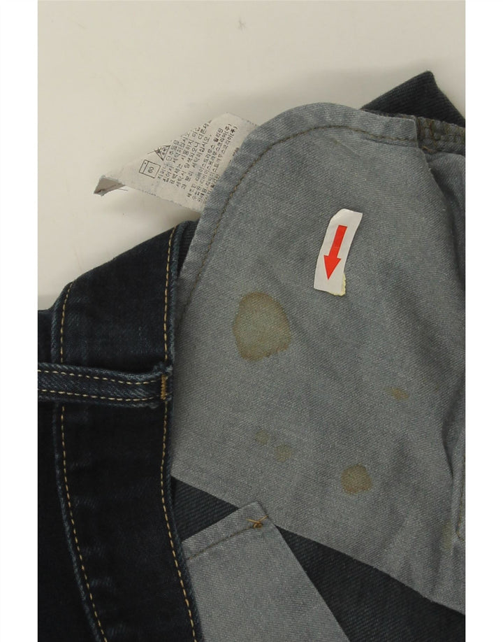 Levi's Herre 506 Straight Jeans W36 L29 Marineblå Bomuld