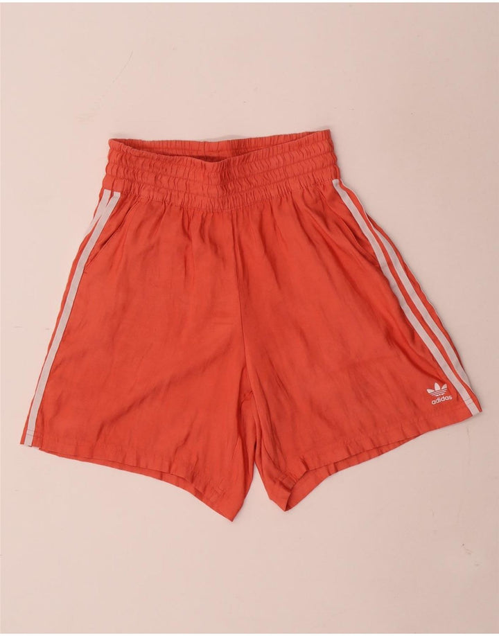 Adidas Dame Sports Shorts UK 10 Small Orange Polyester