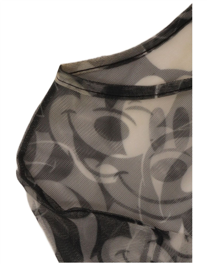 Disney Herre Mickey Mouse Grafisk T-Shirt Top Stor Grå