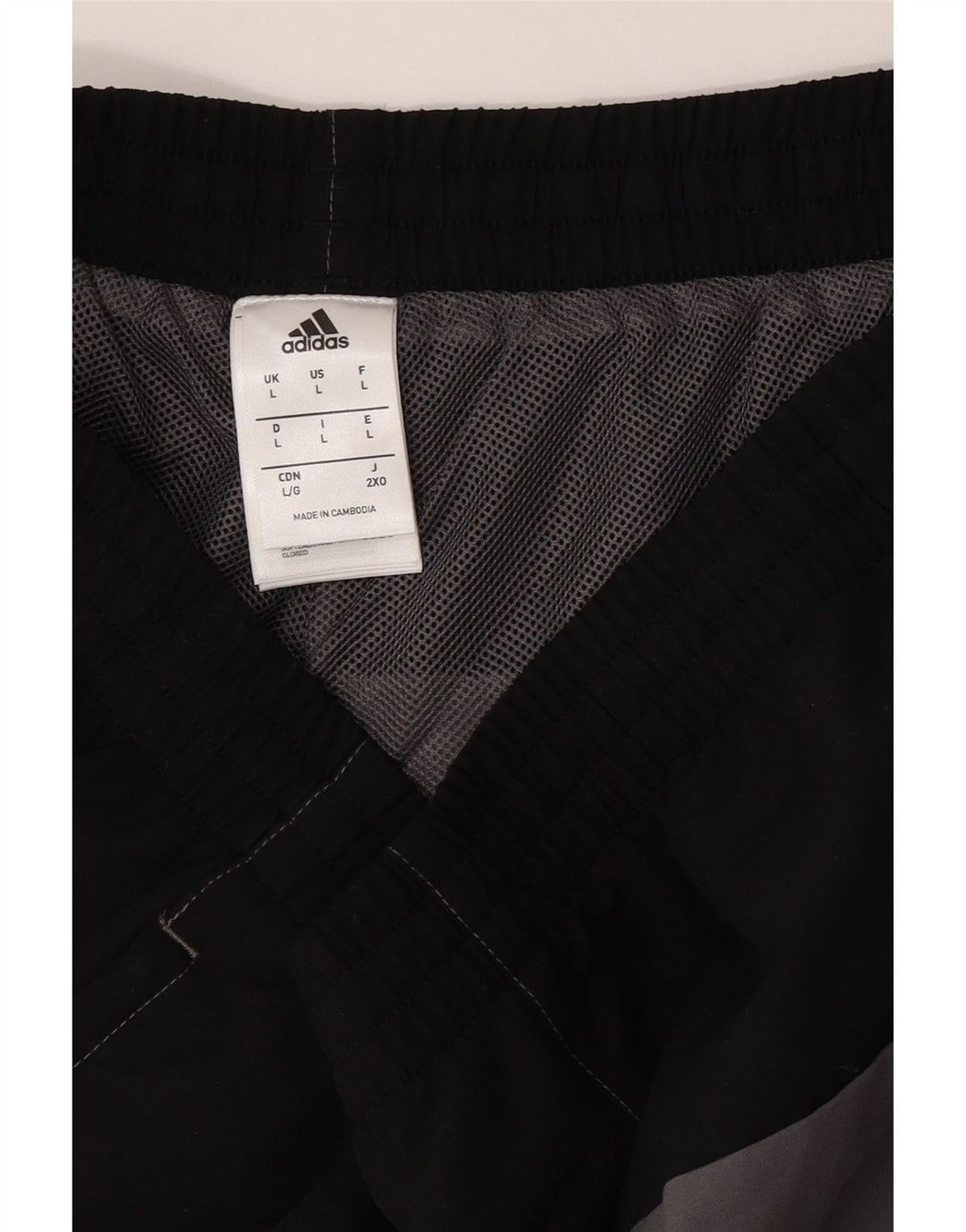 Adidas Sportsshorts til mænd Large Grå Colourblock Polyester