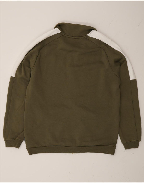 Puma Træningsdragt til mænd Topjakke Medium Khaki Colourblock Bomuld