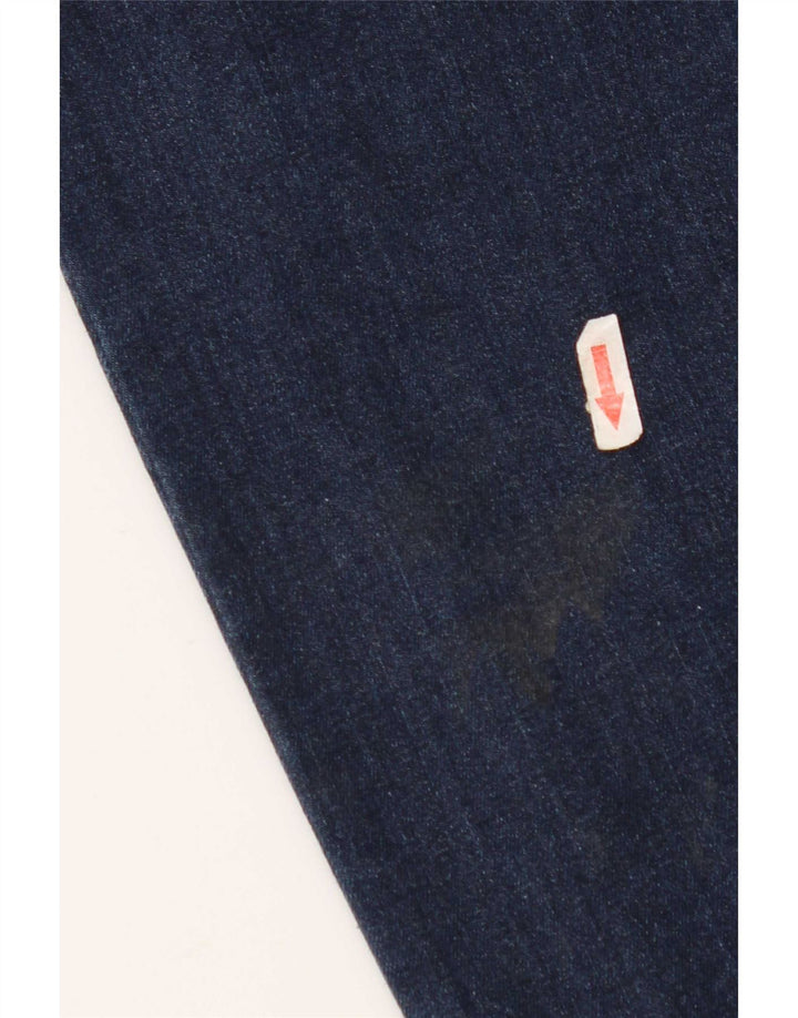 Lee Dame Marion Straight Jeans W32 L33 Marineblå Bomuld