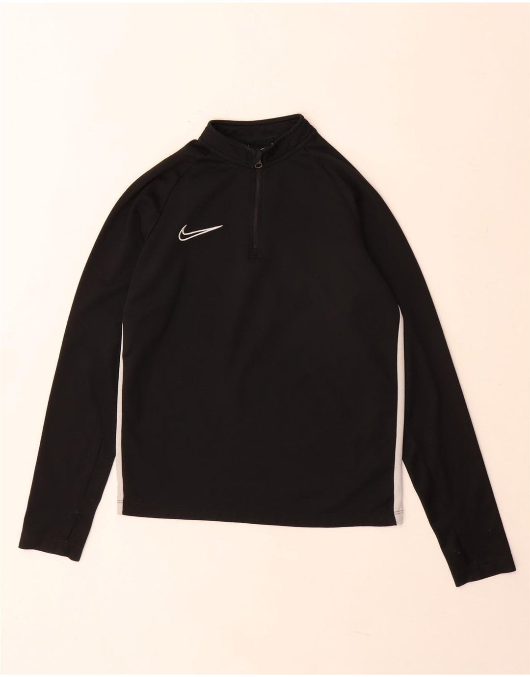 Nike Boys Dri Fit Sweatshirt Jumper 10-11 år Medium Sort Colourblock