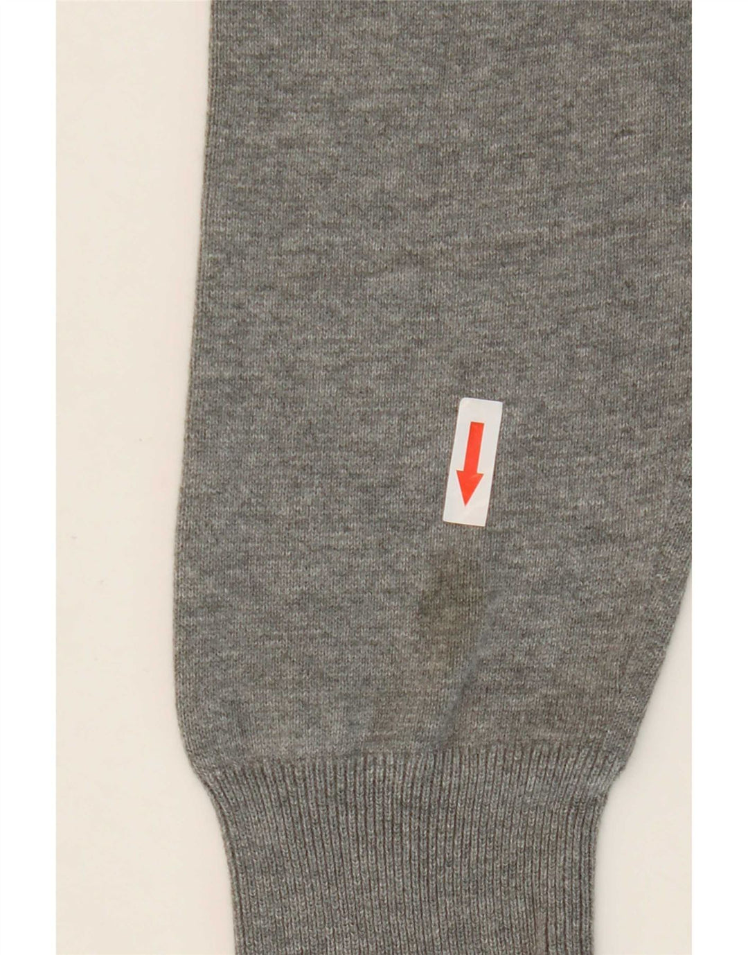 Puma herre rund hals sweater mellem grå stribet
