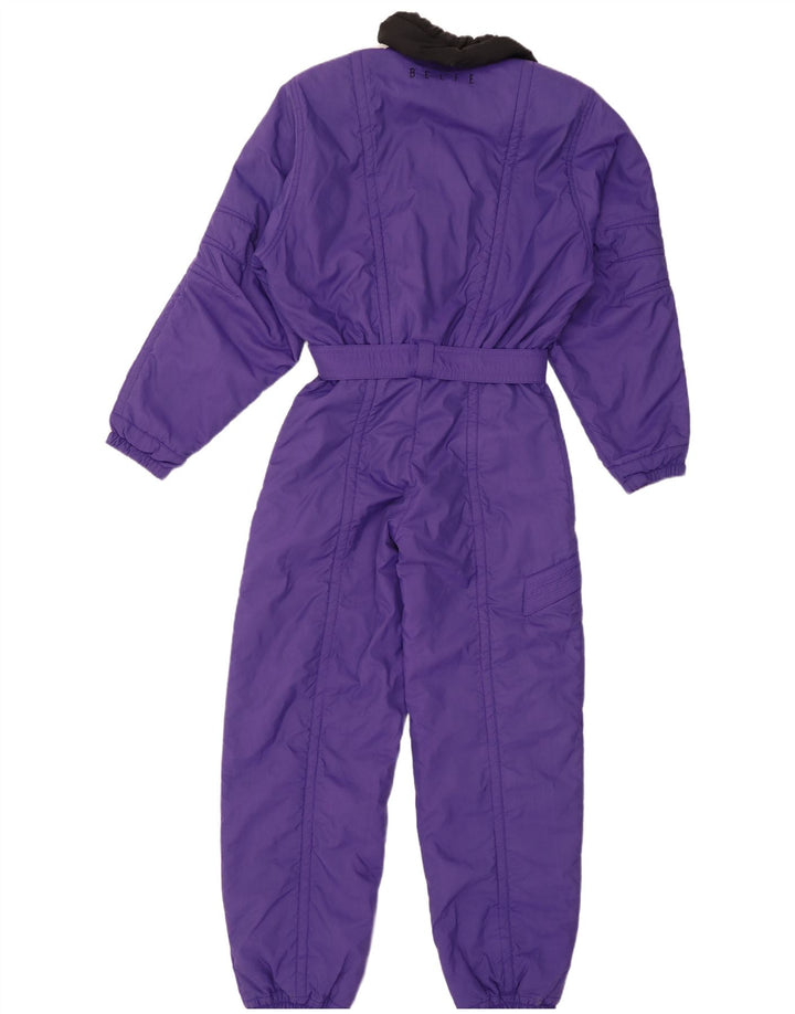 Belfe Dame Ski Jumpsuit UK 12 Medium Purple Floral Nylon
