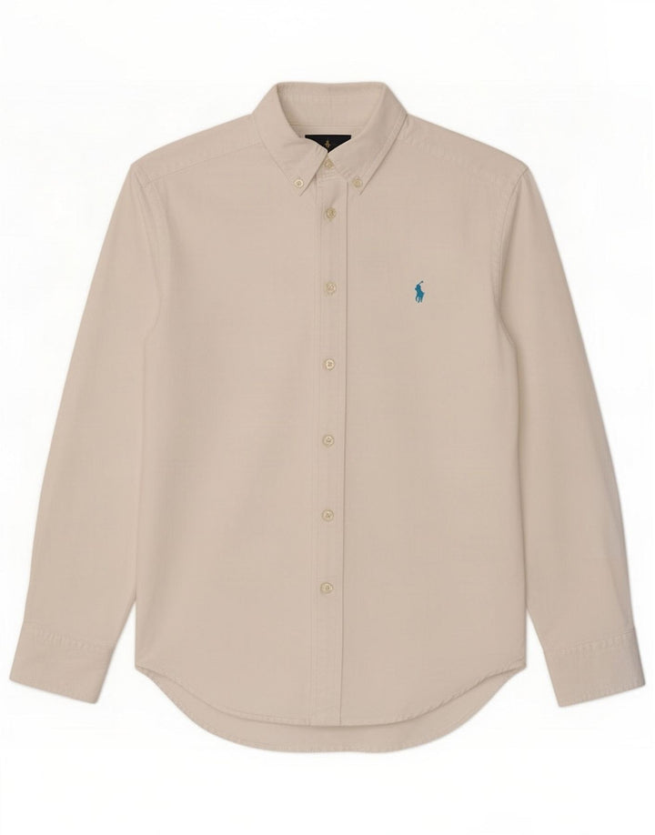 Ralph Lauren Drengeskjorte 10-11 år Medium Hvid Bomuld