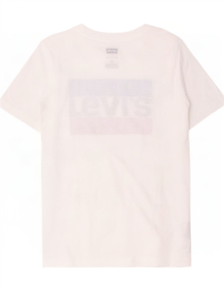 Levi's Boys Grafisk T-Shirt Top 15-16 År Hvid Bomuld