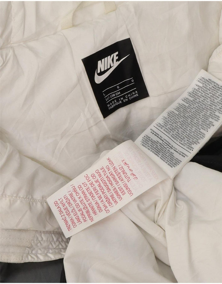 Nike hættejakke til drenge 12-13 år Stor flerfarvet farveblok