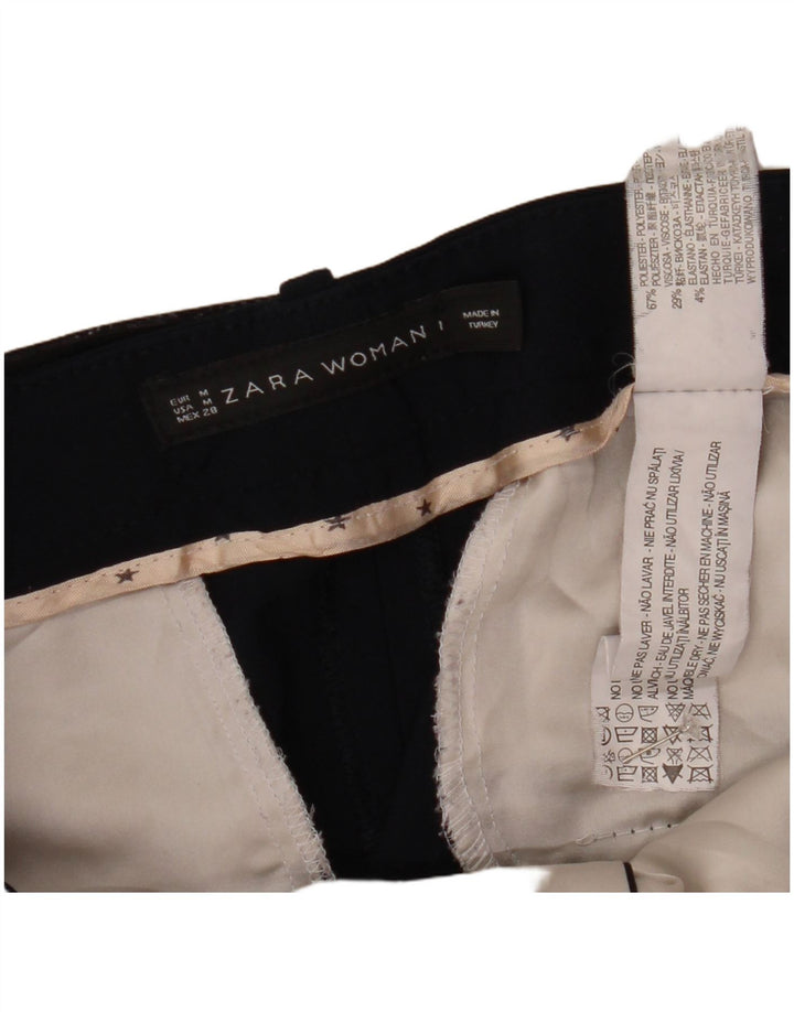 Zara Dame Slim Chino Bukser Medium W28 L31 Marineblå Polyester