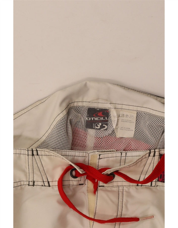 O'NEILL Grafiske badeshorts til mænd Medium White Colourblock Polyester