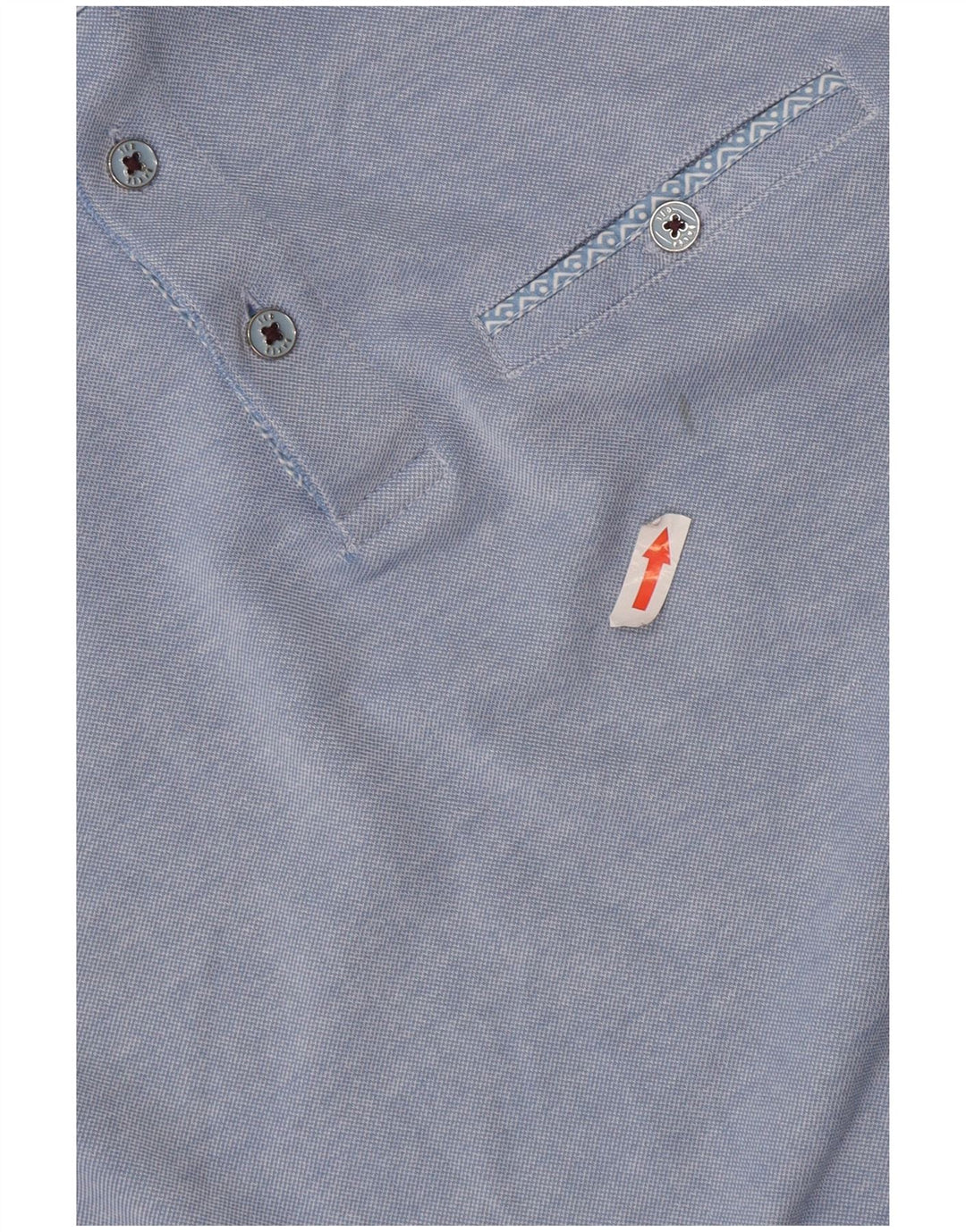 Ted Baker Herre poloskjorte str. 3 Medium Blue Modal