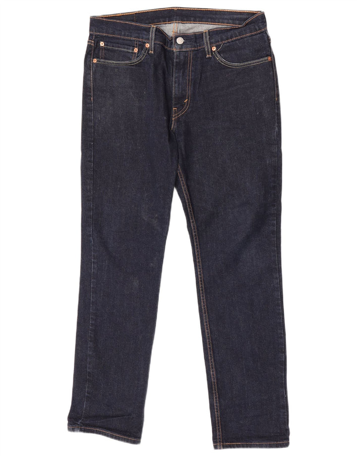 Levi's Herre 511 Slim Jeans W32 L30 Marineblå Bomuld