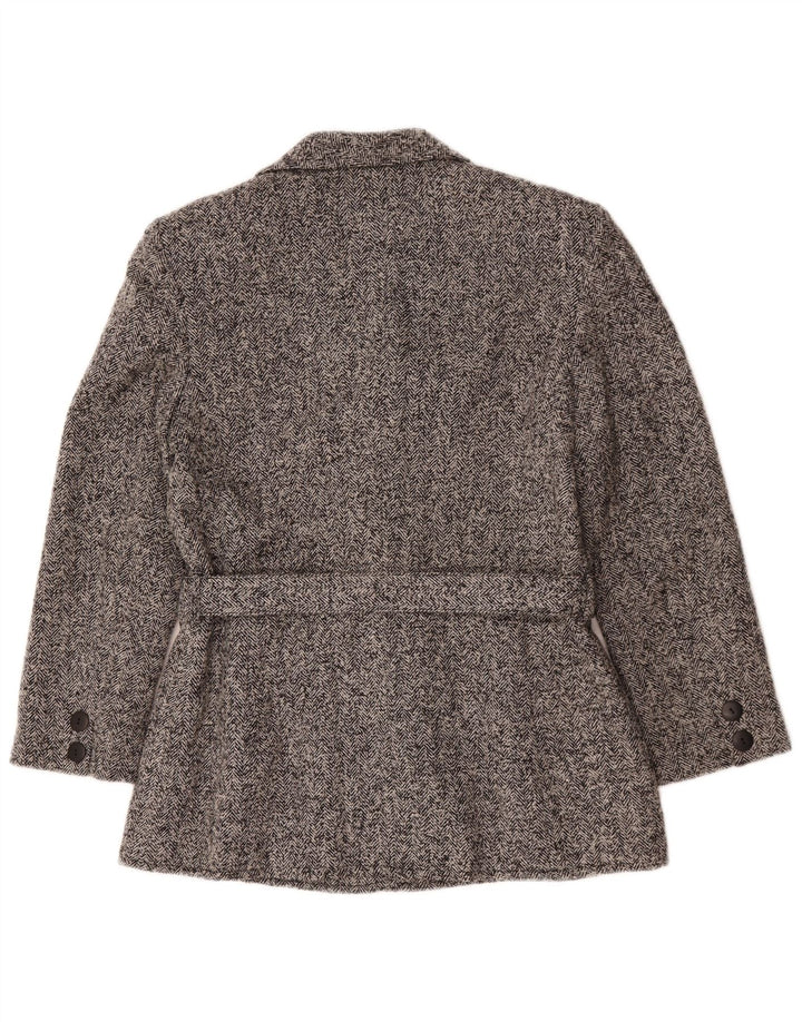 Alba Fornari Dame Blazer Blazer Jacket IT 46 Stor Grå Sildeben